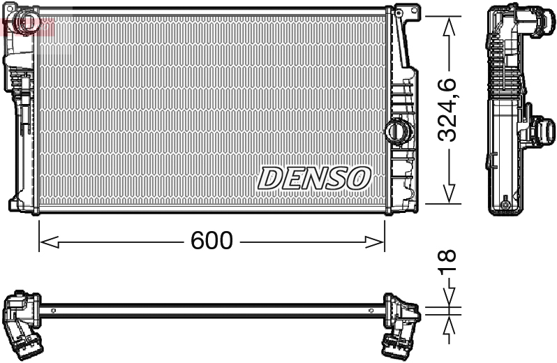 Denso Radiateur DRM05017