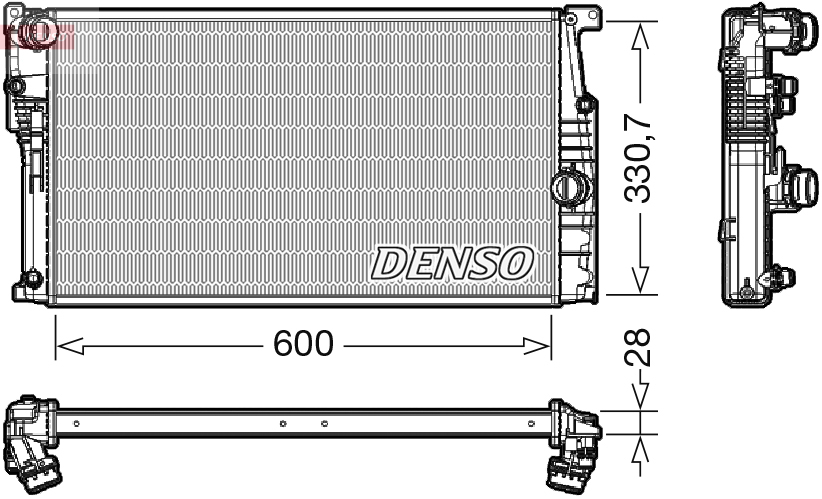 Denso Radiateur DRM05120