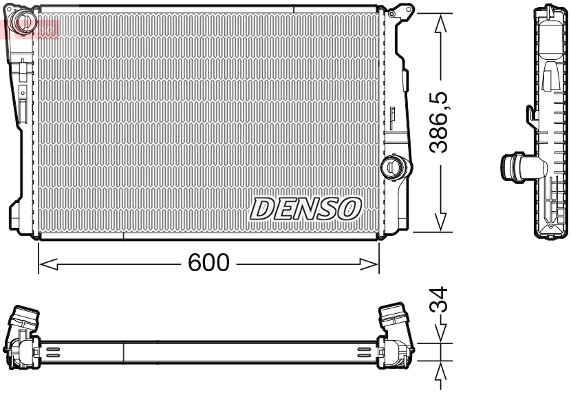 Denso Radiateur DRM05122