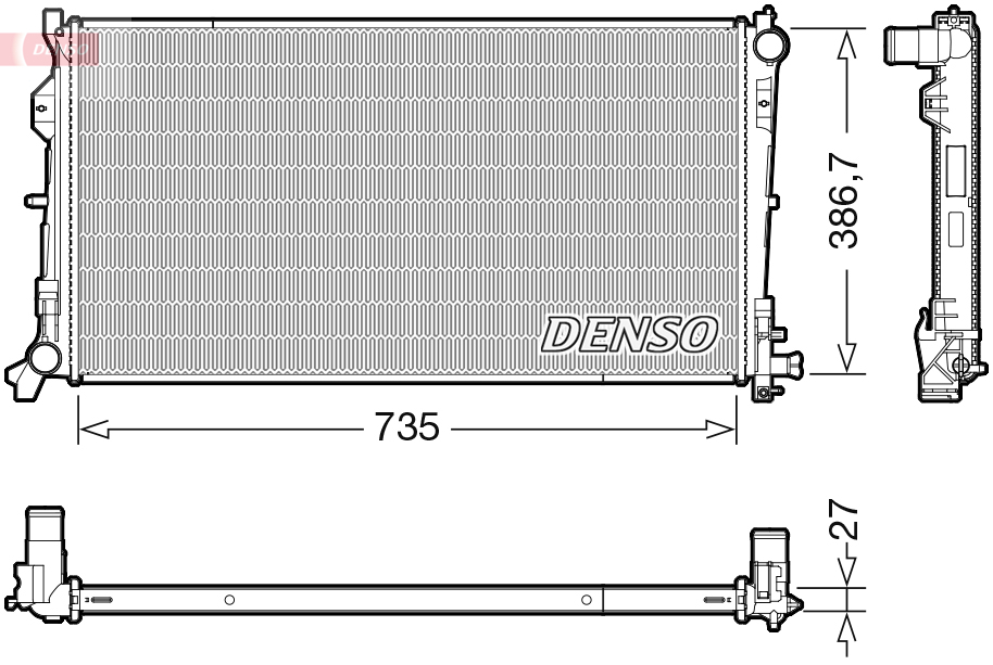 Denso Radiateur DRM06040