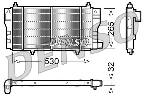 Denso Radiateur DRM07002