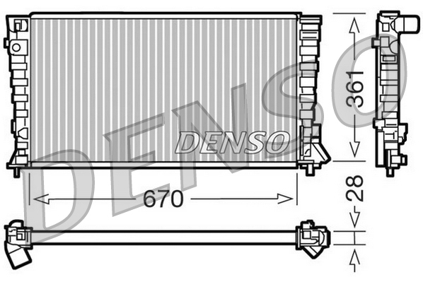 Denso Radiateur DRM07020