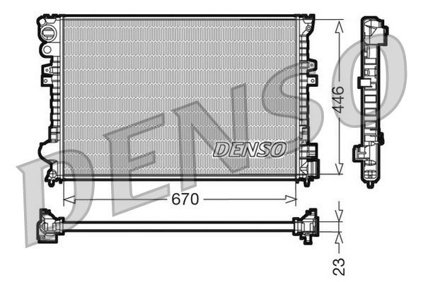 Denso Radiateur DRM07055