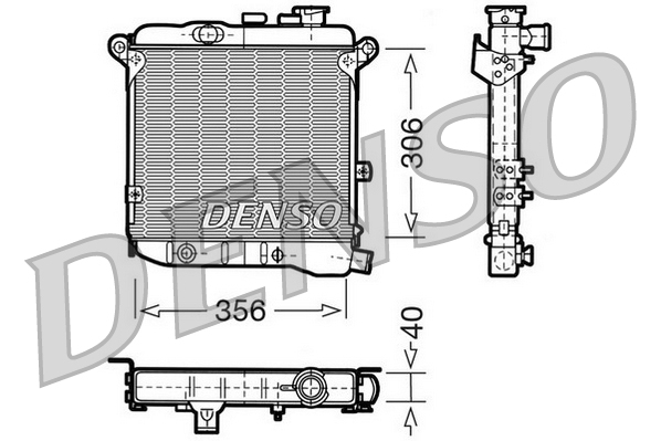 Denso Radiateur DRM09003