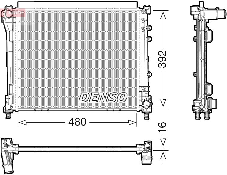 Denso Radiateur DRM09006