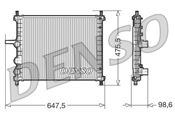 Denso Radiateur DRM09038