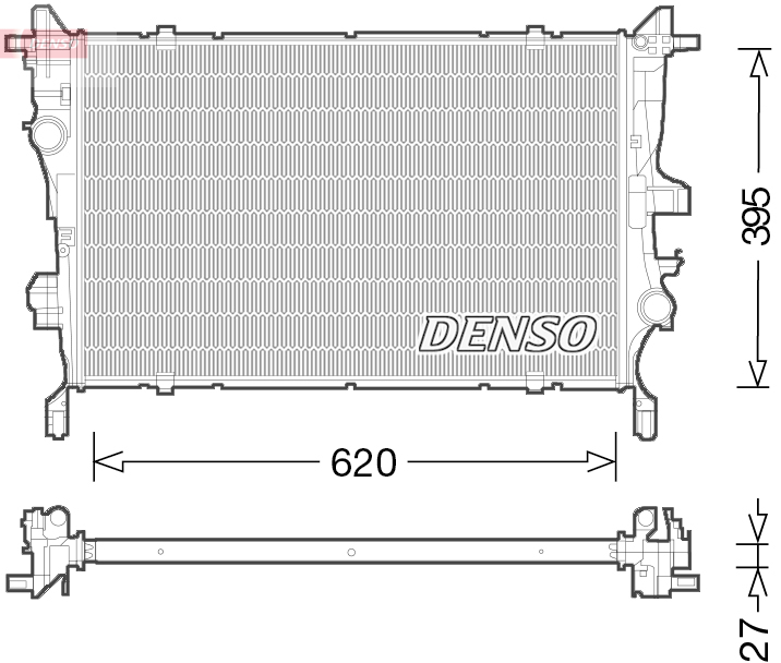 Denso Radiateur DRM09045