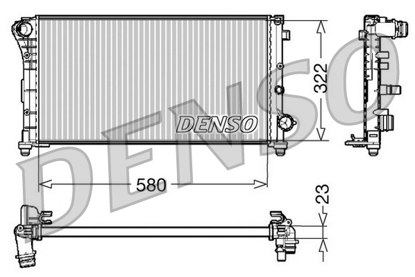 Denso Radiateur DRM09085