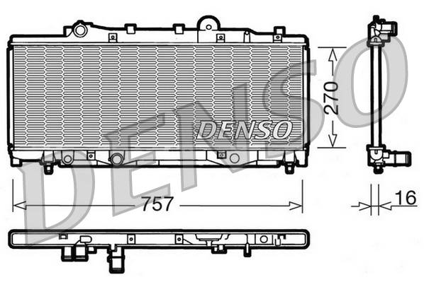 Denso Radiateur DRM09090