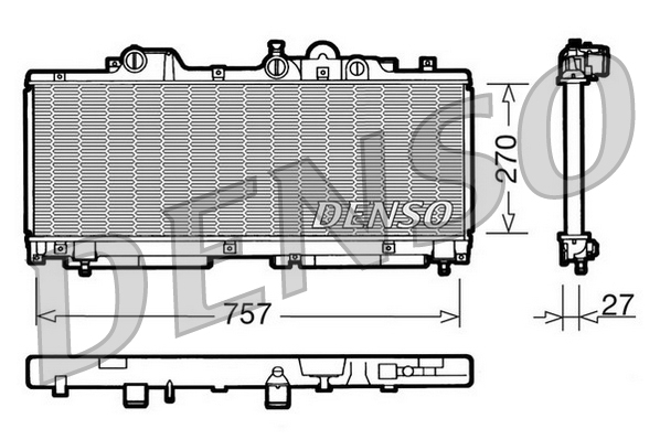 Denso Radiateur DRM09091