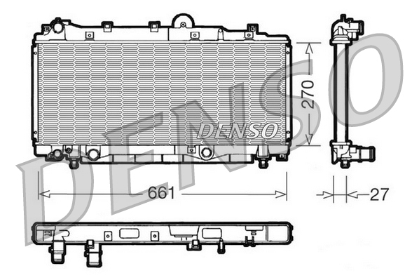 Denso Radiateur DRM09093