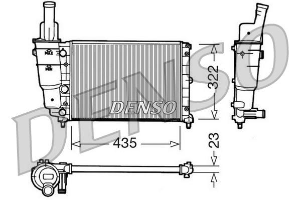 Denso Radiateur DRM09095