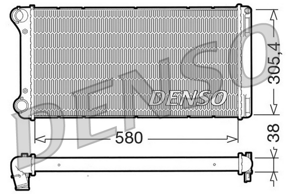 Denso Radiateur DRM09103