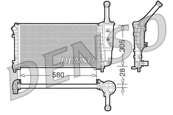 Denso Radiateur DRM09106