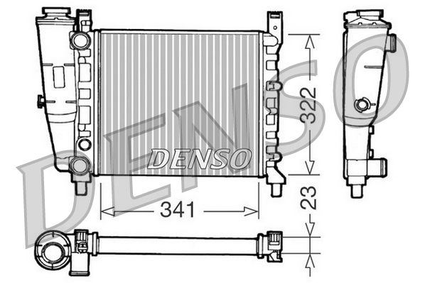 Denso Radiateur DRM09141