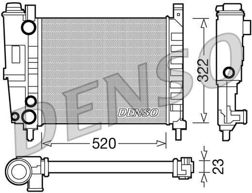 Denso Radiateur DRM09144