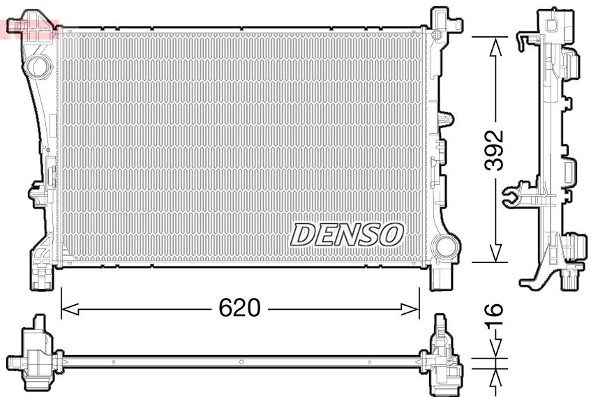 Denso Radiateur DRM09166