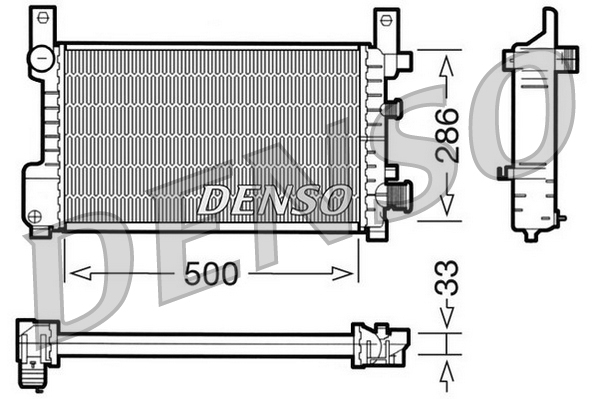 Denso Radiateur DRM10037