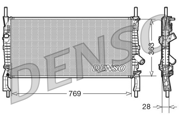 Denso Radiateur DRM10106