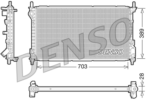 Denso Radiateur DRM10109