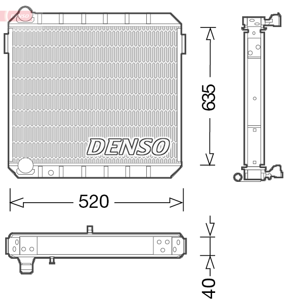 Denso Radiateur DRM10110