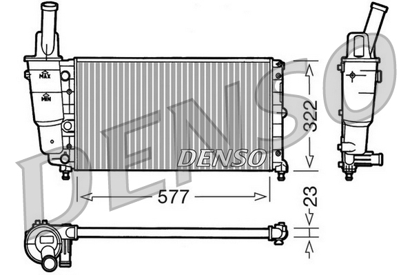 Denso Radiateur DRM13004