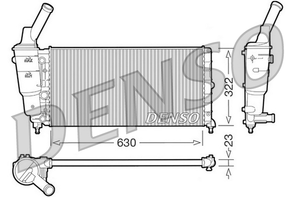 Denso Radiateur DRM13005