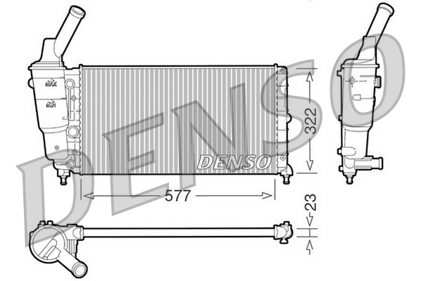 Denso Radiateur DRM13006