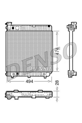 Denso Radiateur DRM17002