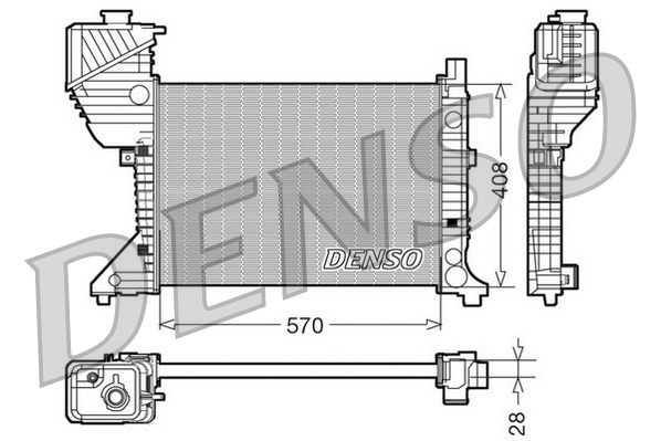 Denso Radiateur DRM17016