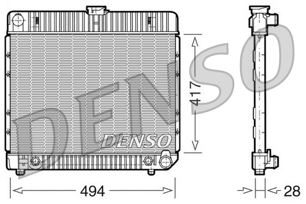 Denso Radiateur DRM17021