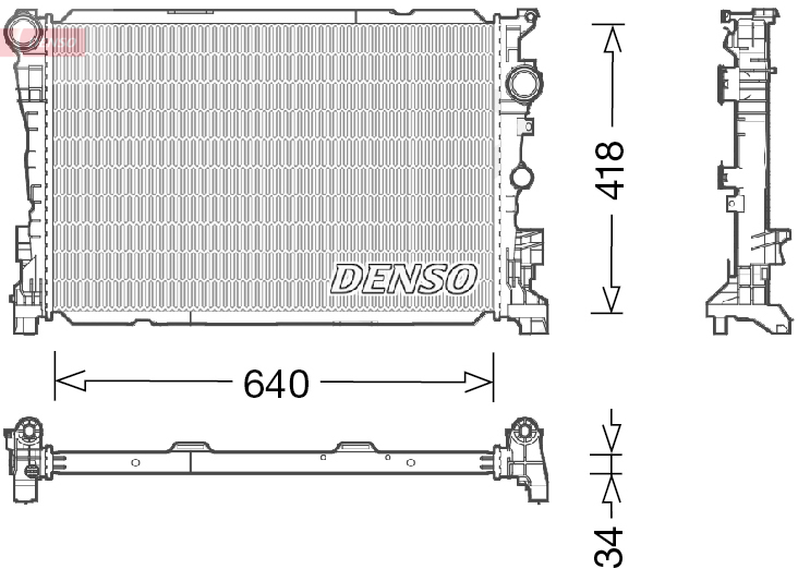 Denso Radiateur DRM17047