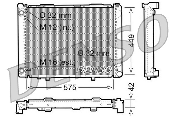 Denso Radiateur DRM17069