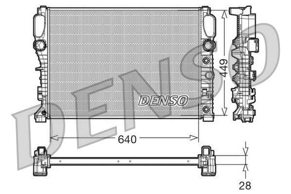 Denso Radiateur DRM17091