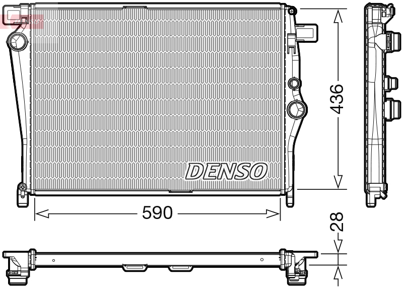 Denso Radiateur DRM17105