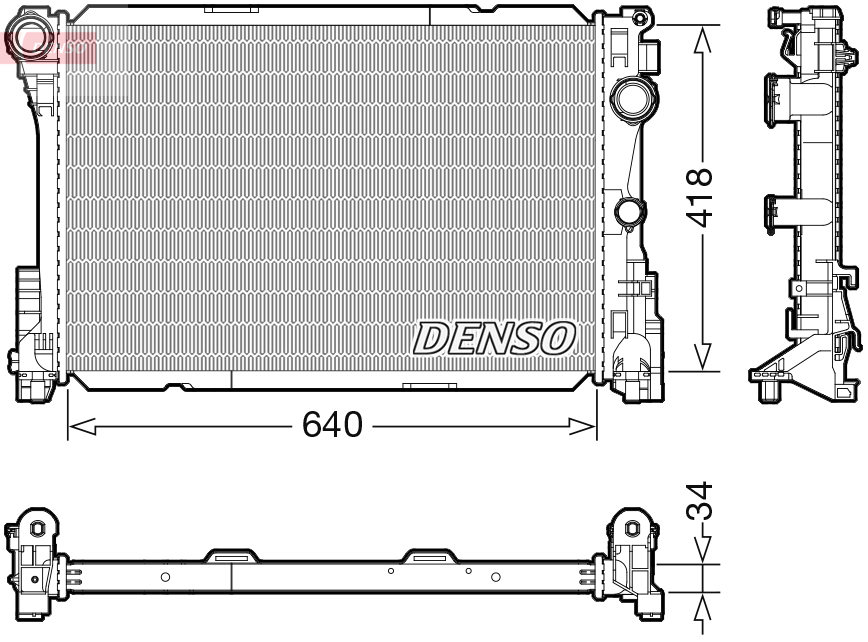 Denso Radiateur DRM17115