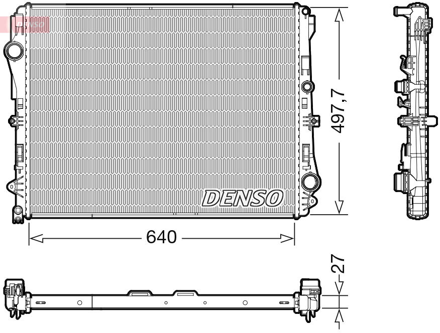 Denso Radiateur DRM17116