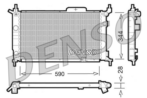 Denso Radiateur DRM20015