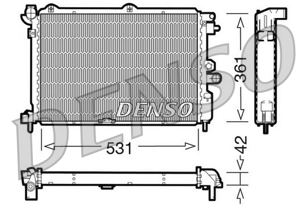 Denso Radiateur DRM20025