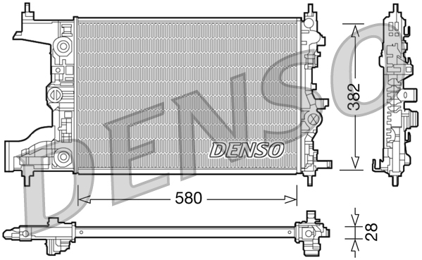 Denso Radiateur DRM20097