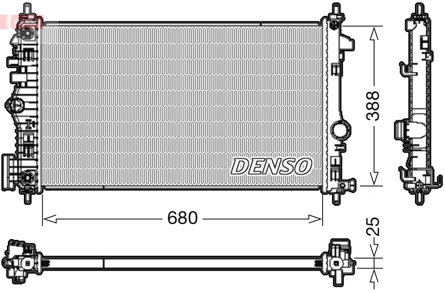 Denso Radiateur DRM20108