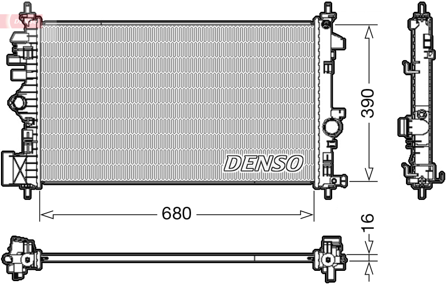 Denso Radiateur DRM20110