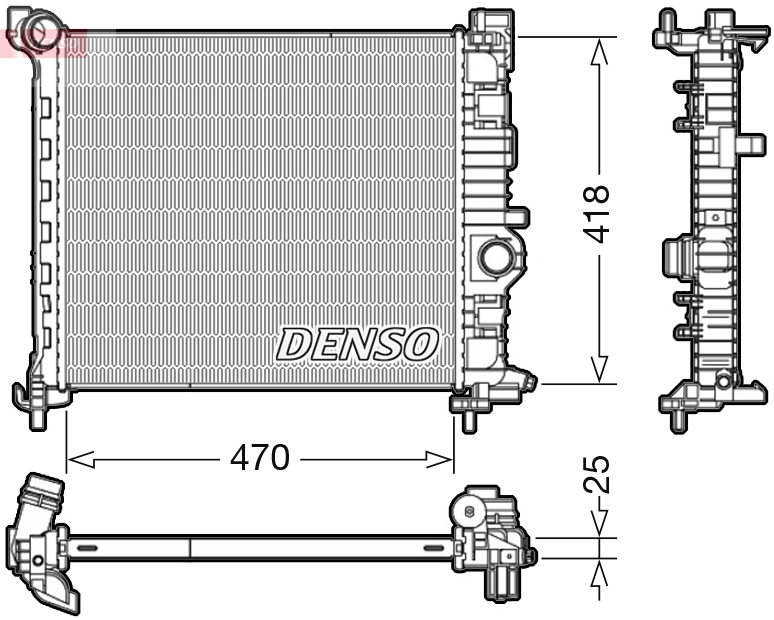 Denso Radiateur DRM20115