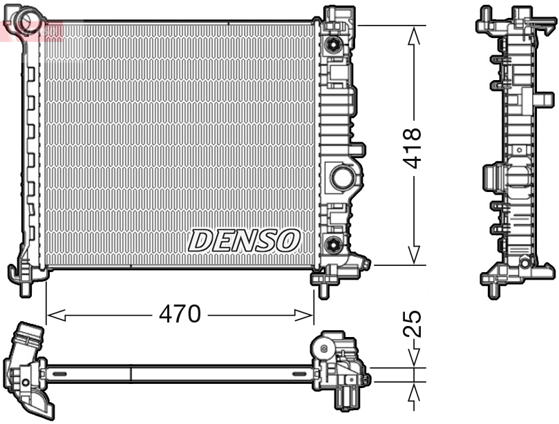 Denso Radiateur DRM20116