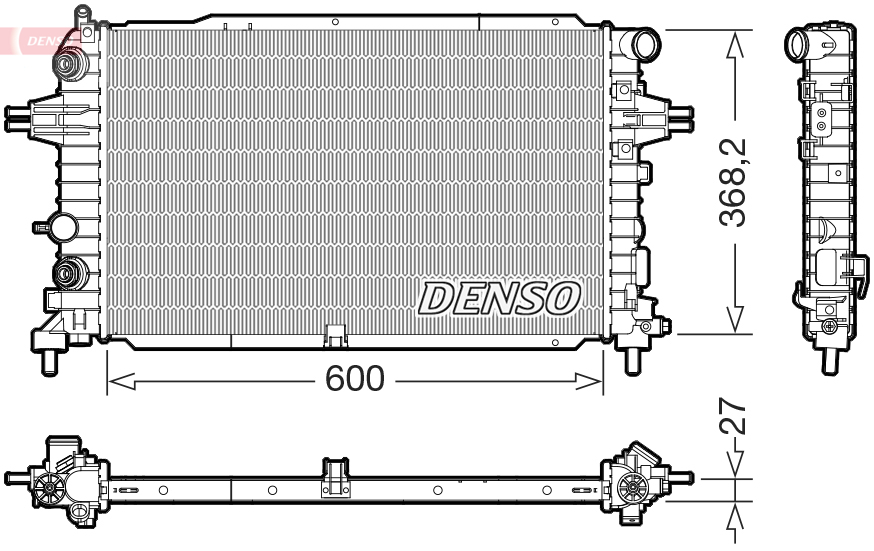 Denso Radiateur DRM20129