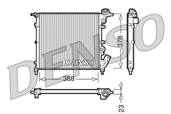 Denso Radiateur DRM23002