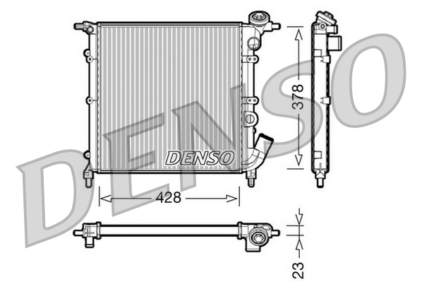 Denso Radiateur DRM23012