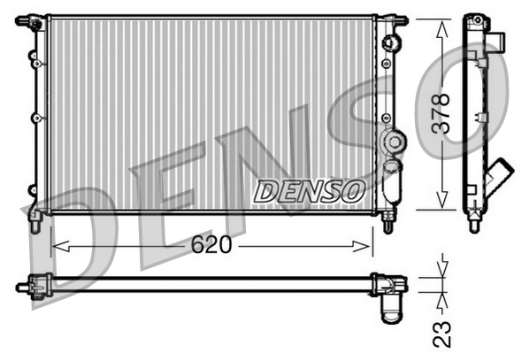 Denso Radiateur DRM23022