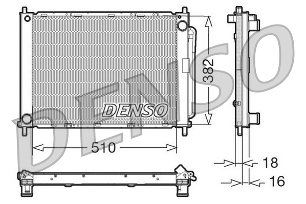 Denso Koelmodule (radiateur+condensor) DRM23100