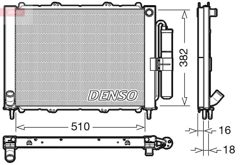 Denso Koelmodule (radiateur+condensor) DRM23103